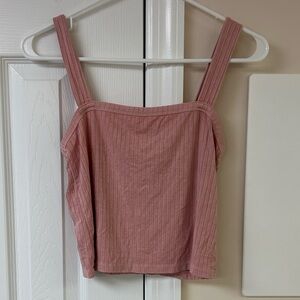 American Eagle Soft & Sexy Ribbed Crop Tank Top